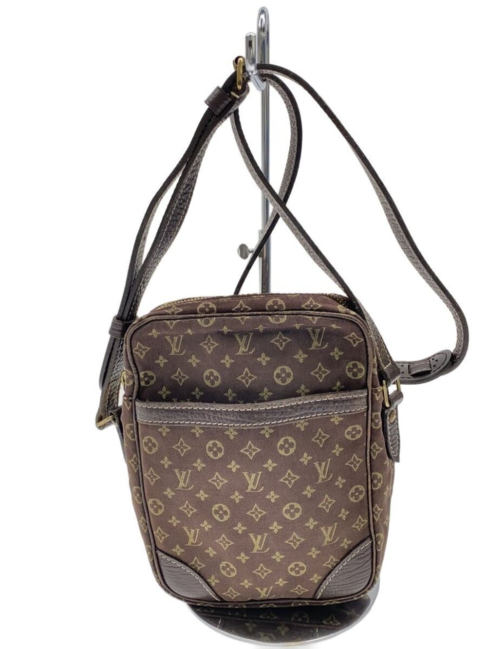 LOUIS VUITTON Danube Monogram Lin Canvas Brown